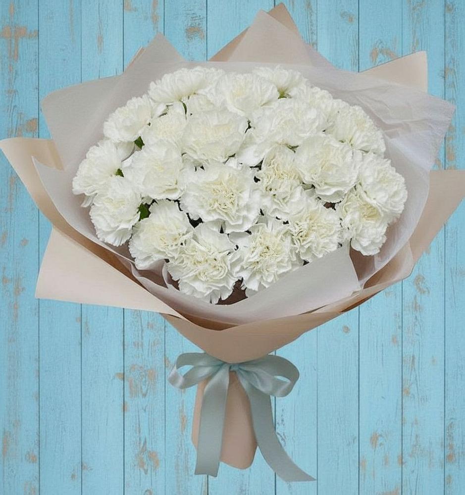 Букет цветов из: Гвоздики в Карате