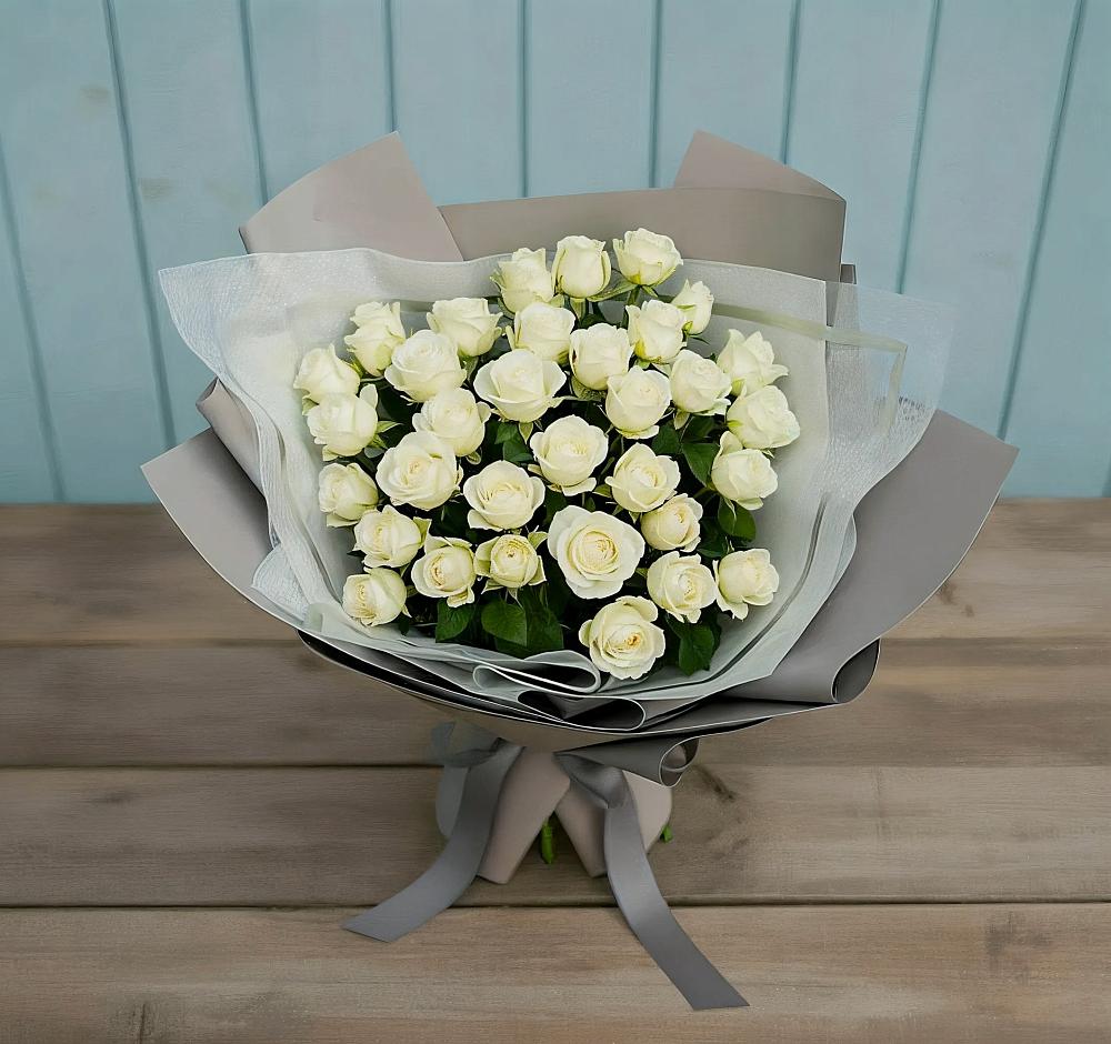 Букет Белоснежная нежность в Карате
