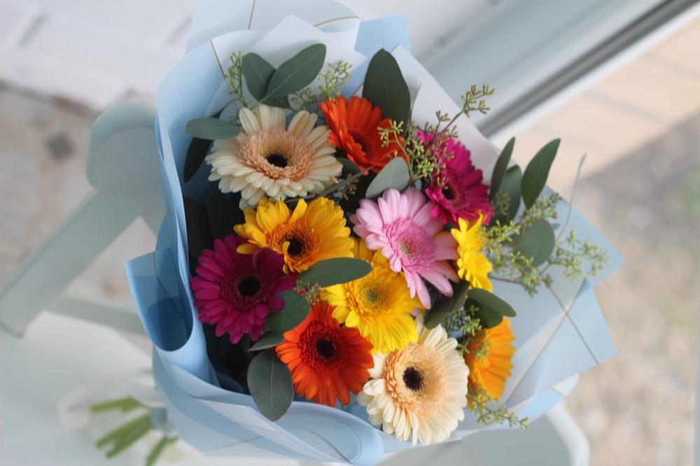 Букет цветов из: Герберы в Карате