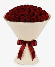 Букет 101 Бордовая роза Блэк Бакарра в Карате