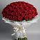 Букет 101 Красная роза Блэк Мэджик в Карате