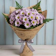 Букет цветов из:  Хризантемы #REPLACE_PRED# Карате