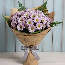 Букет цветов из:  Хризантемы в Карате