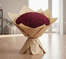 Букет 101 Красная роза в Карате