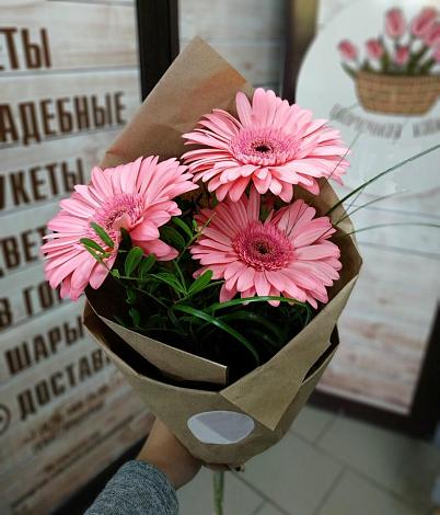 Букет цветов из: Герберы в Карате