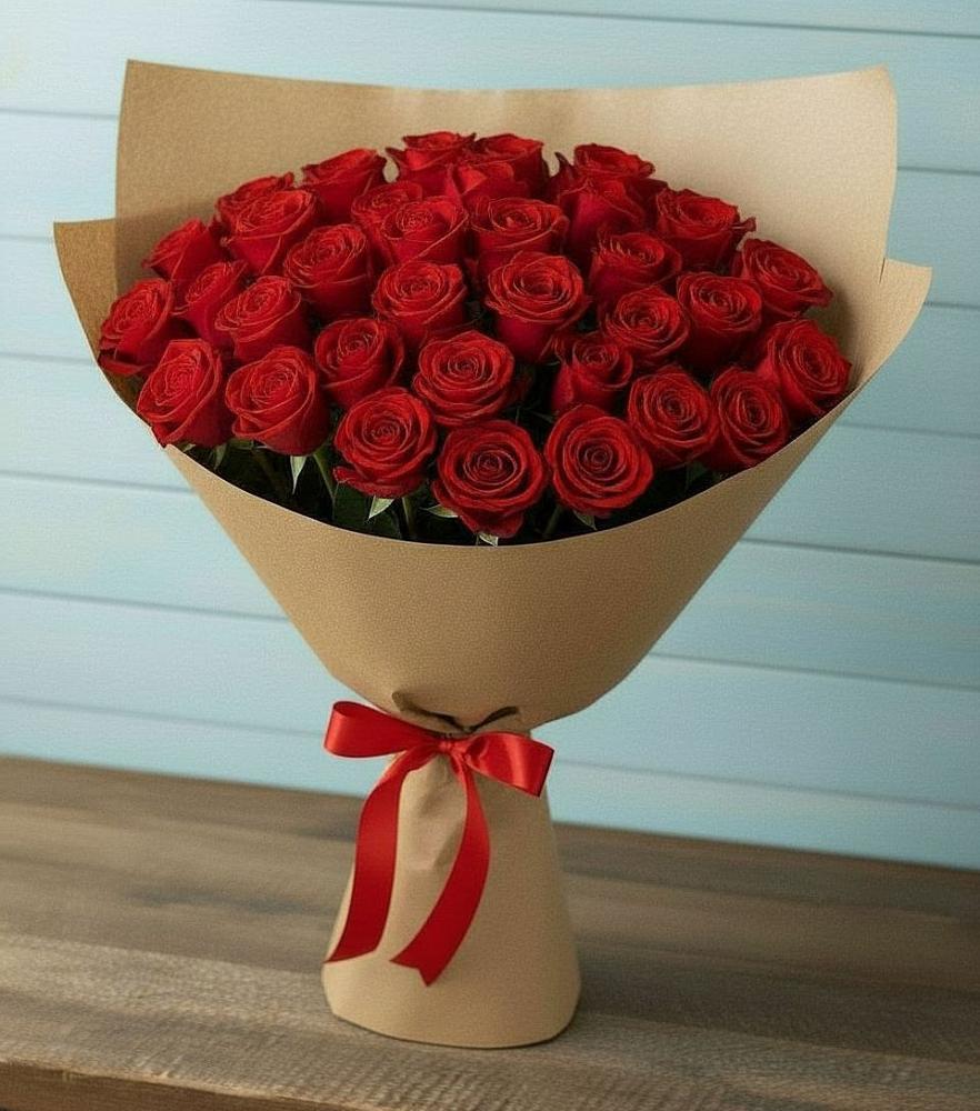 Букет Красные розы Милано в Карате