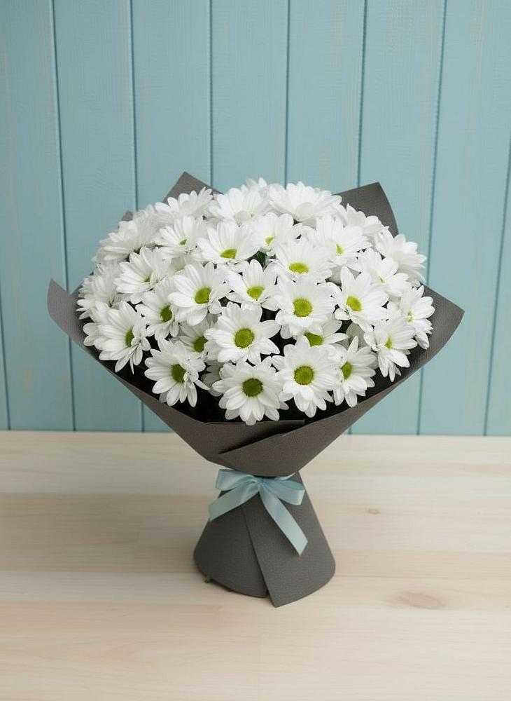 Букет цветов из: Хризантемы в Карате