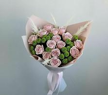 Букет цветов из:  Розы и Хризантемы #REPLACE_PRED# Карате