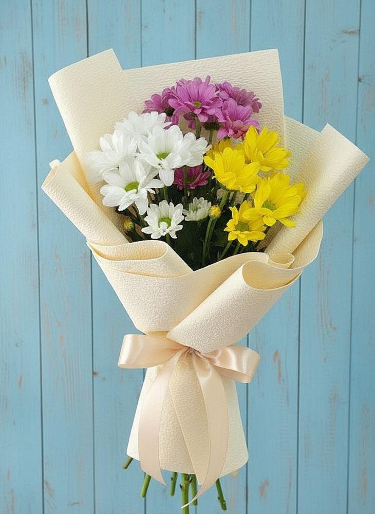 Букет цветов из: Хризантемы в Карате