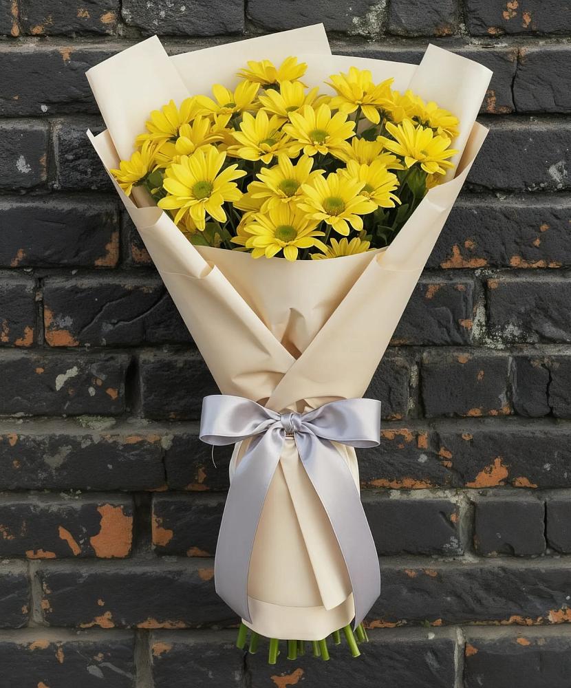Букет цветов из: Хризантемы в Карате