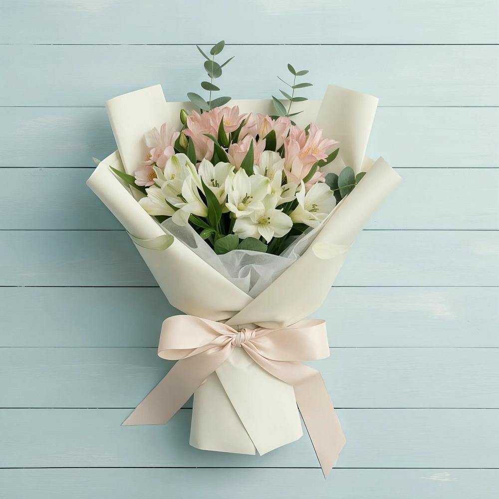 Букет цветов из: Альстромерии в Карате