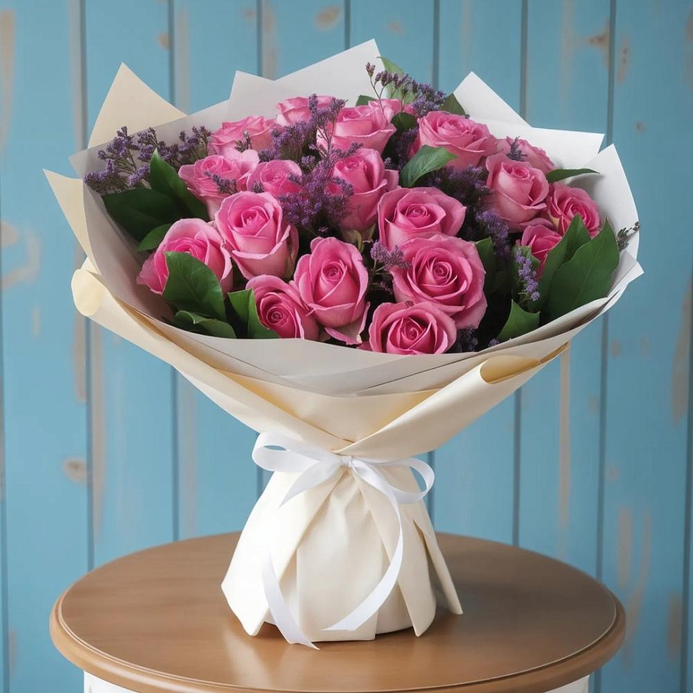 Букет цветов из: Розы в Карате