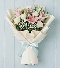 Букет цветов из:  Лилии #REPLACE_PRED# Карате