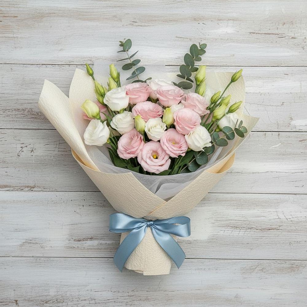 Букет цветов из: Лизиантусы в Карате